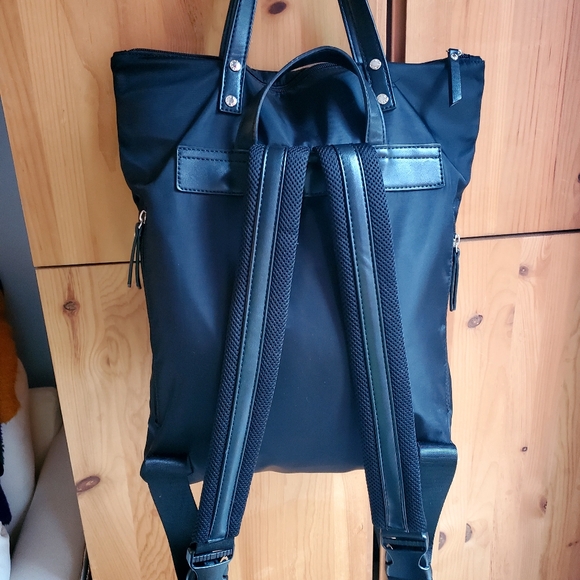 Roots Black Nylon Backpack - Picture 5 of 10